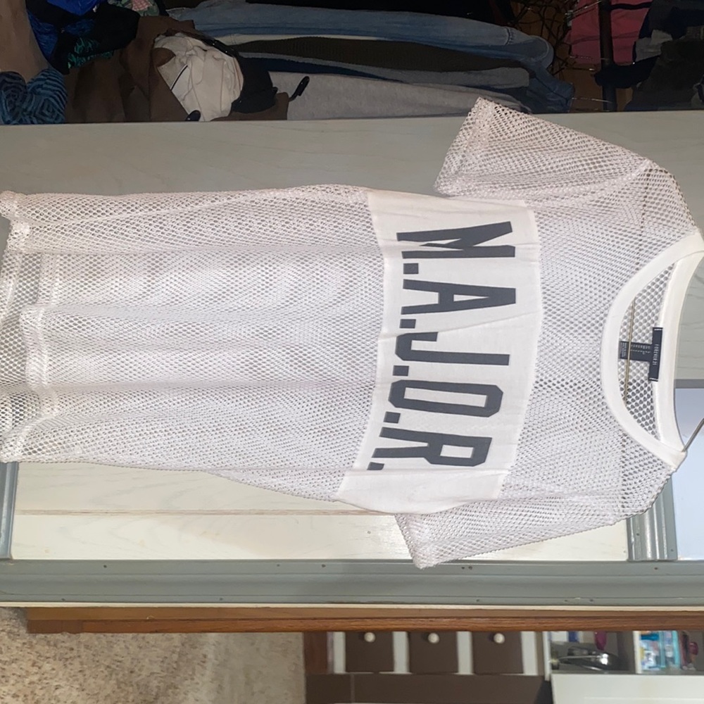 Fishnet M.A.J.O.R T-Shirt